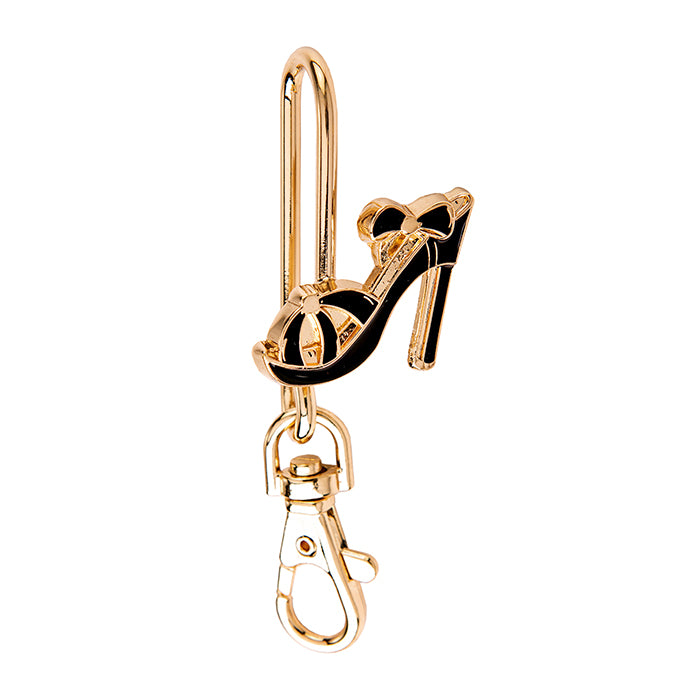 Gold & Black Shoe Finders Key Purse®