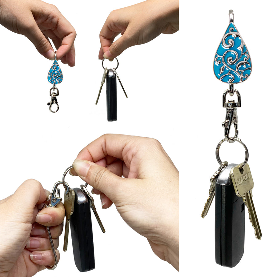 Turquoise Teardrop Finders Key Purse®