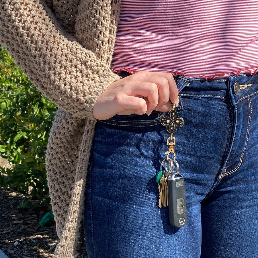 Vintage Black & GOLD Finders Key Purse®